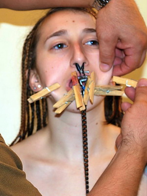 Nose Torture And Face Bondage